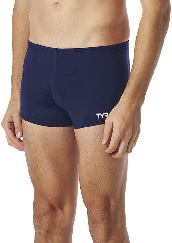 Tyr Durafast Elite Badpak Met Vierkante Pijpen Blauw 30 Man