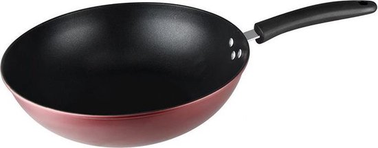 Professionele Wokpan - 32 cm Diameter - Uitgerust met Premium Anti-aanbak Technologie - Geschikt voor Alle Kookplaten, inclusief Inductie - Ideaal voor Dagelijkse Maaltijden & Culinaire Creaties