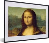Fotolijst incl. Poster - Mona Lisa - Leonardo da Vinci - 60x40 cm - Posterlijst