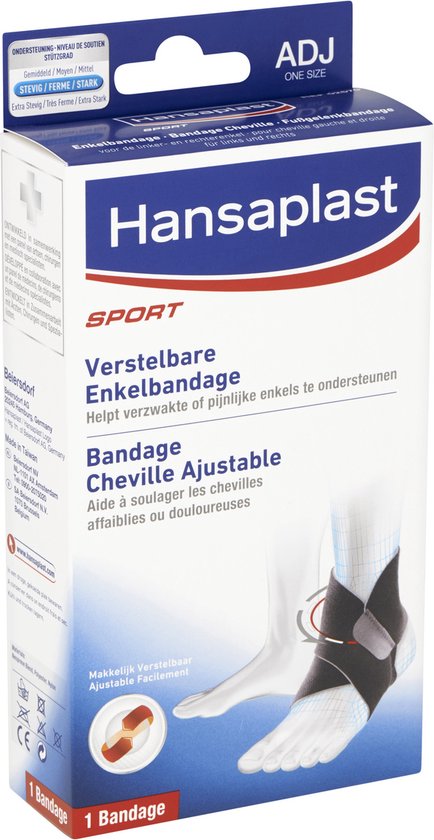 Hansaplast sport neopreen enkel - 1 stuk - Hansaplast