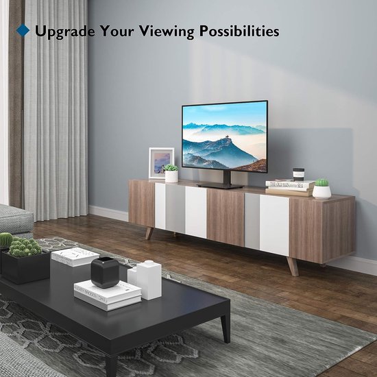 BONTEC Support ural TV Pivotant Inclinable, Bras Articulé Extra Long