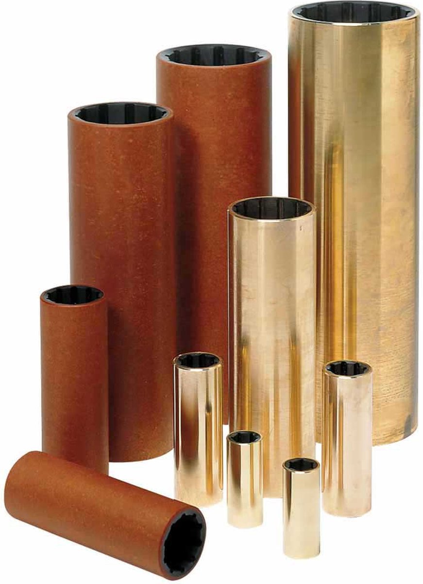 Vetus rubberlager met messing mantel 40mm
