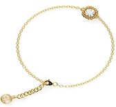 Elysian Armband Dames - Echt Zilver 925 - 18K Goud verguld - Luxe geschenkdoos - 16 + 4 cm