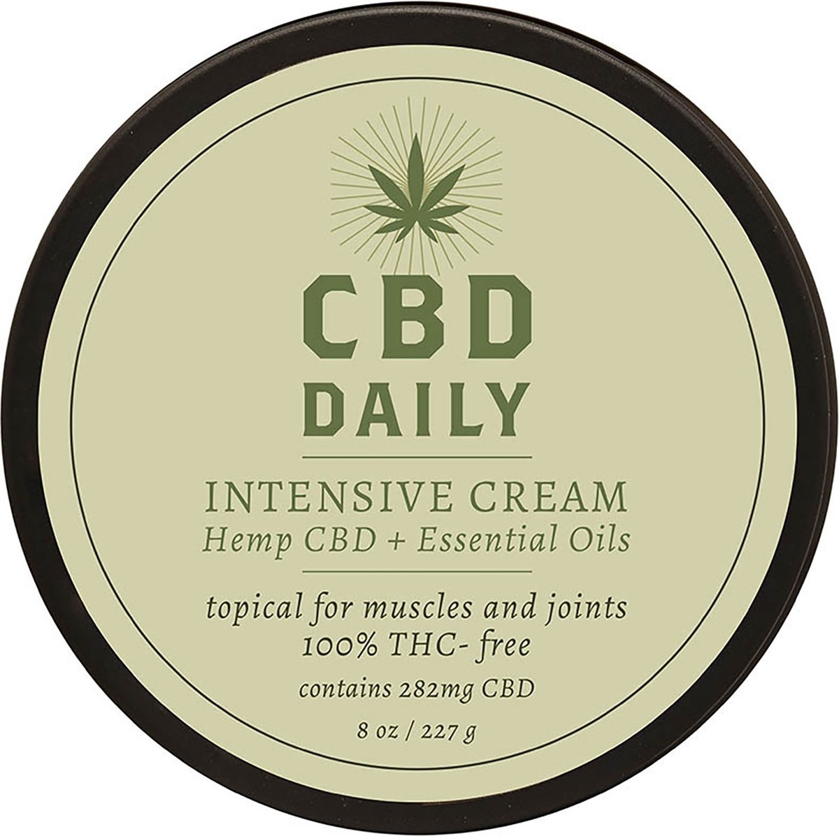 Goedkoopste Earthly Body - CBD Daily Intensieve Crème met Drievoudige Werking - 48 gr
