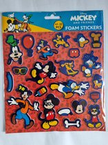 Disney Mickey and Friends Stickers foam, 22 afbeeldingen per set, klein kindercadeau, jongen, meisje,