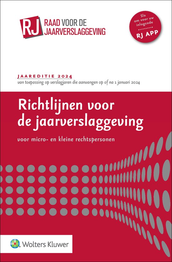 Richtlijnen voor de jaarverslaggeving voor micro en kleine rechtspersonen 2024 bol