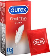 Durex Condooms - Thin Feel Ultra (Extra dun) - 10 Stuks - Met Kwantumkorting