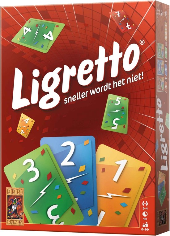 Ligretto - Rood - Kaartspel cadeau geven