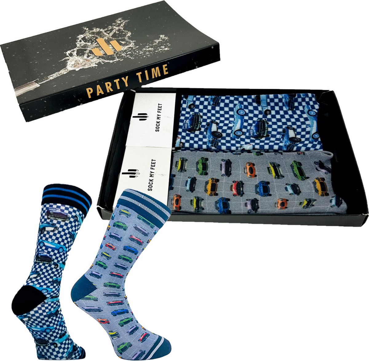 Coffret cadeau Sock My Feet chaussettes hommes 39 42 - cadeau pour homme -  durable 