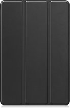 Hoes Geschikt voor Lenovo Tab M10 5G Hoes Tri-fold Tablet Hoesje Case - Hoesje Geschikt voor Lenovo Tab M10 5G Hoesje Hardcover Bookcase - Zwart.