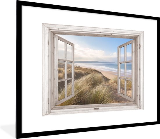 Affiche avec cadre Transparent - Mer - Plage - 80x60 cm
