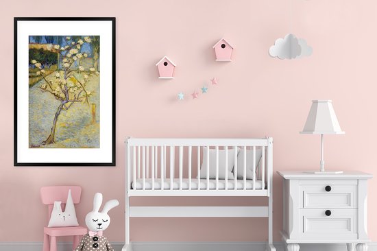 Affiche avec cadre Poirier en fleurs - Vincent van Gogh - 80x120 cm