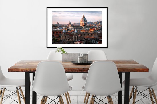 Vue depuis la Piazza del Popolo à Rome 90x60 cm