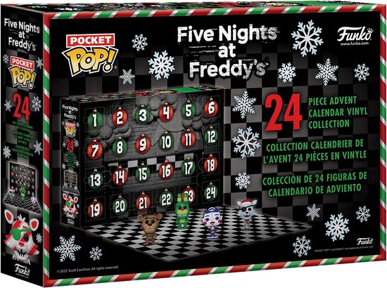 Advent Calendar - Five Nights At Freddy’s 2023 - 24 Pocket Funko Pop