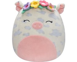 foto van Squishmallows Rosie - Spotted Pig W/Flower Crown 19cm Plush