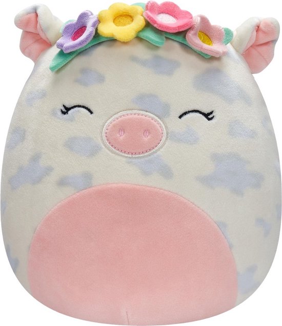 Squishmallows Rosie – Spotted Pig W/Flower Crown 19cm
