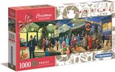 Clementoni Classic Christmas Collection - Puzzel - 1000 stukjes - Volwassenen - Legpuzzel - Kerstmis