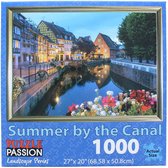 Puzzle Mate - puzzel - Summer by the Canal - 1000 stukjes