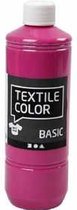 Textielverf - Kledingverf - Roze - Basic - Textile Color - Creotime - 500 ml
