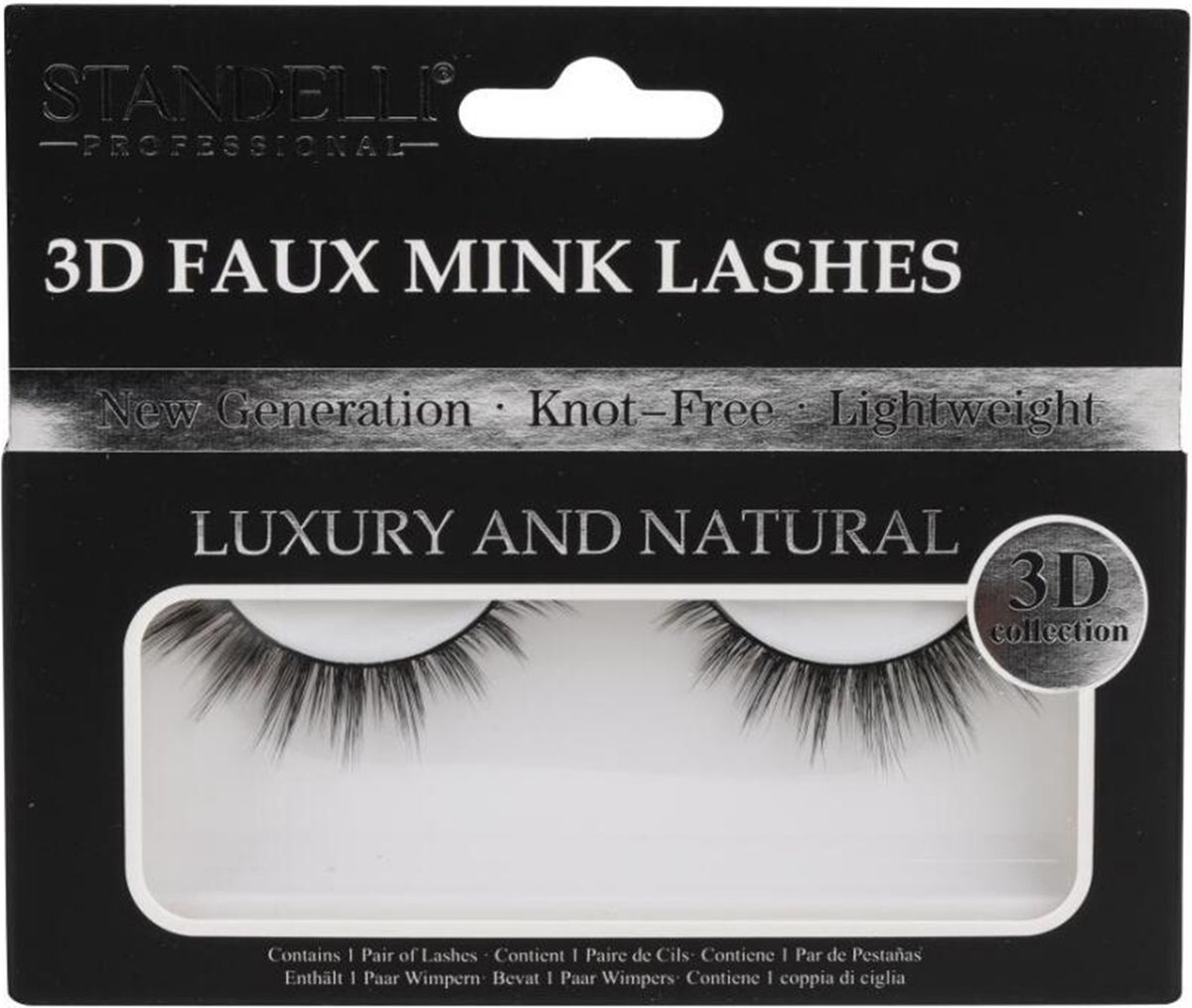 Standelli Professional | 3D Faux Mink Lashes 049 | Luxury and Narural | Nepwimpers gemaakt van zijdezachte faux mink vezels