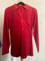 ESPRIT POLO Shirt Long sleeves rood maat XXL