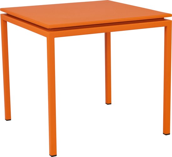 MA-RK SIDE BOLD - exclusief stalen bijzettafeltje - minimalistisch - design - staal – orange
