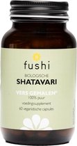 Fushi Wellbeing - Biologische Shatavari - Voedingssupplement - 60 capsules - Vegan - Plasticvrij