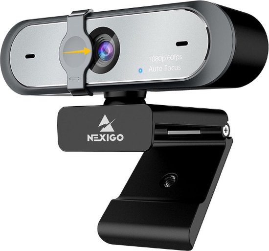wo-we Windows Hello Face Recognition Webcam for Fast Login and Anti-Hacking with Windows 10, Business IR Webcam with Dual Microphone Used for Video Conferencing, Streaming, Recording - RGB 720 Black
