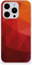 TPU Hoesje Geschikt voor iPhone 15 Pro Max Polygon Red