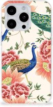TPU Hoesje Geschikt voor iPhone 15 Pro Max Pink Peacock