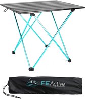 Compacte klaptafel van volledig aluminium, ultralichte draagbare campingtafel voor strand, wandelen, trekking, picknick, backpacking, camping, sportevenementen | ontworpen in Californië