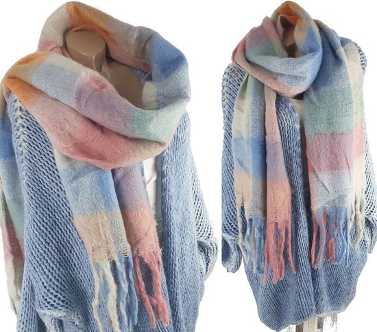 Écharpe D'Hiver S.Oliver Bébé Fille | Maille Épaisse Multicolore | Lavable Machine