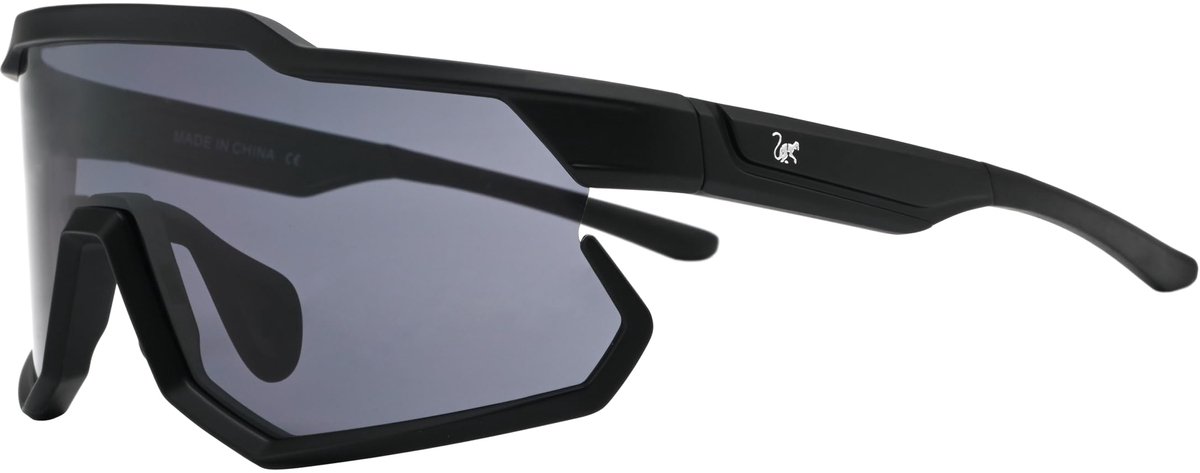 Unisex sportzonnebril - TR90 / UV400 bescherming (zwart)