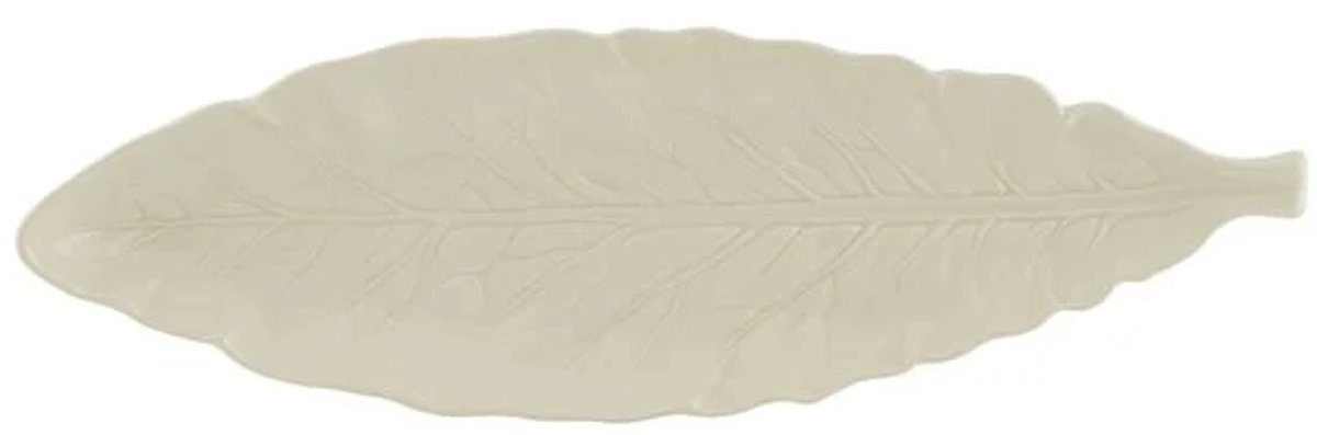 Bordallo Hotelware Portugees Design lang blad 39 cm cabbage wit