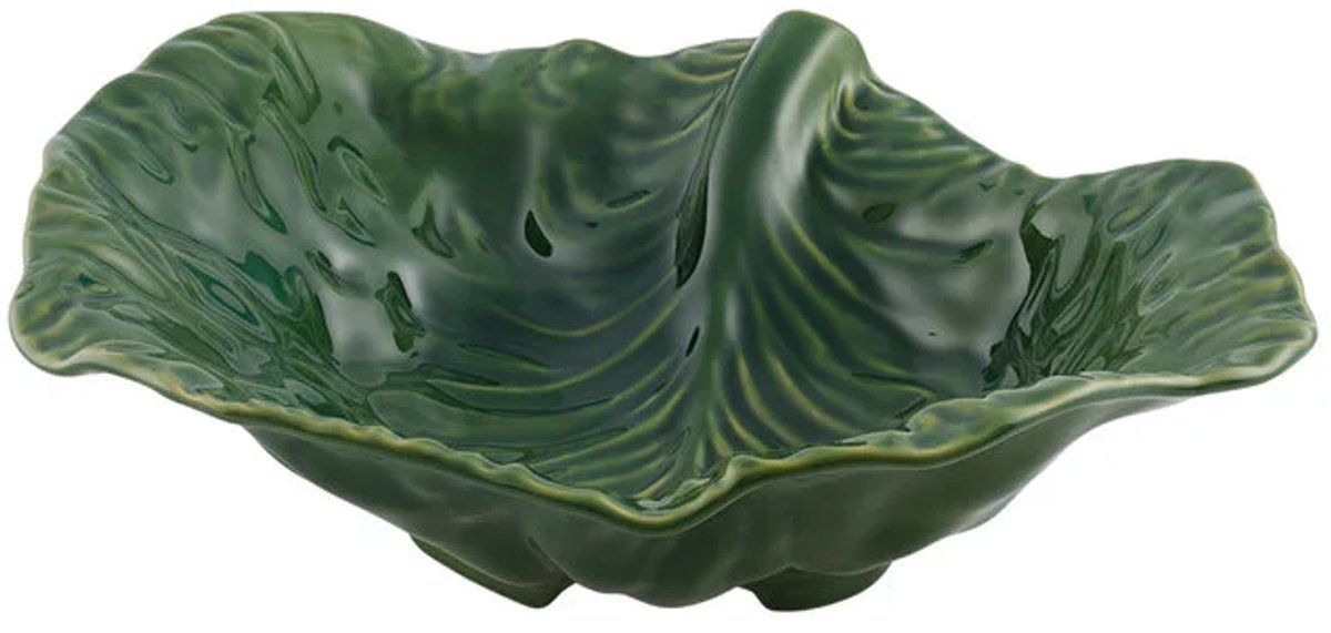 Bordallo Hotelware Portugees Design diep blad 34 cm cabbage groen