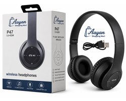 koptelefoon draadloos Met Microfoon – MP3 – FM Radio – koptelefoons – headphones – 39145