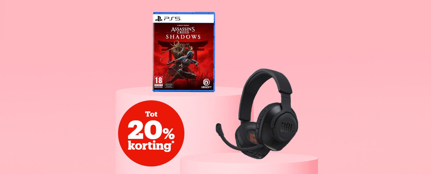 Tot 20% korting* op games