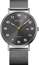 Bering - 18640-377 - Polshorloge - Heren - Kwarts - Titanium
