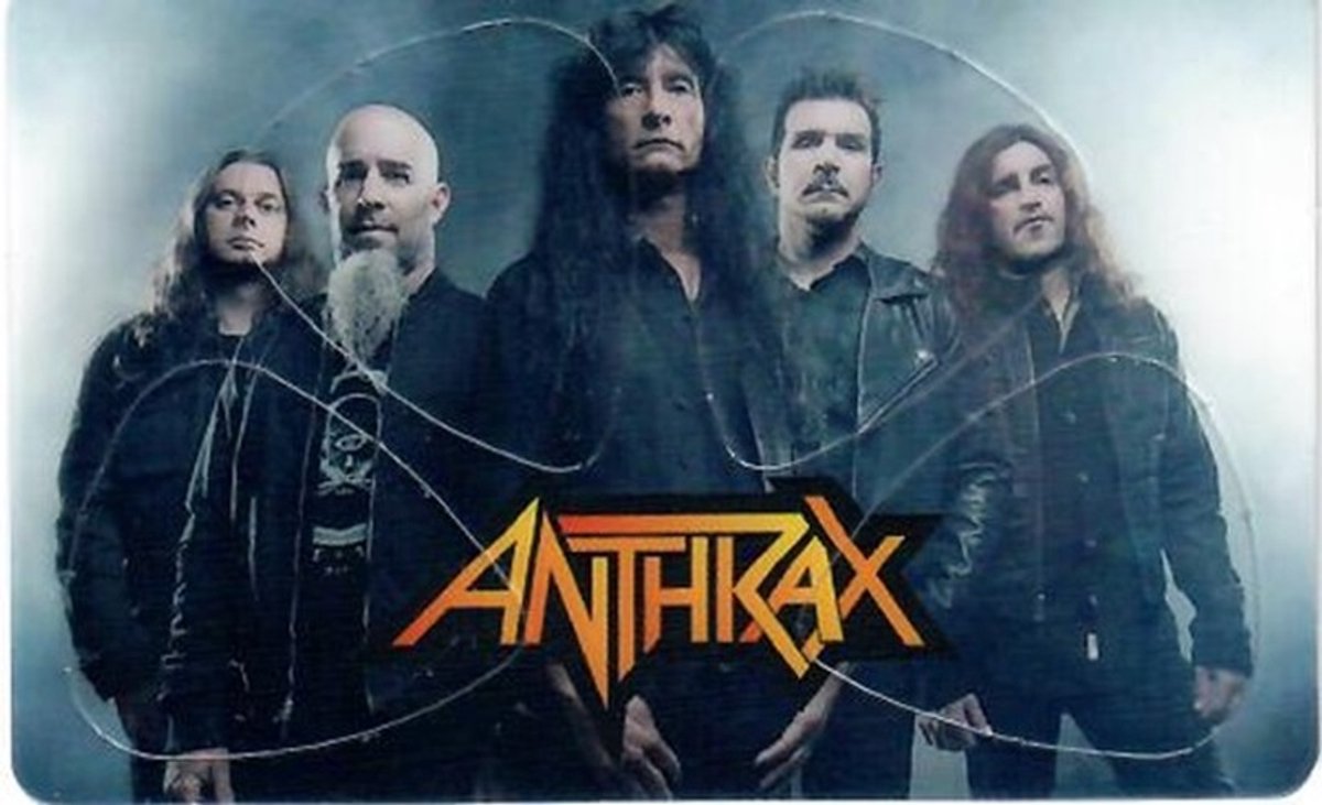 Anthrax - Plectrum - Pikcard met 4 plectrums