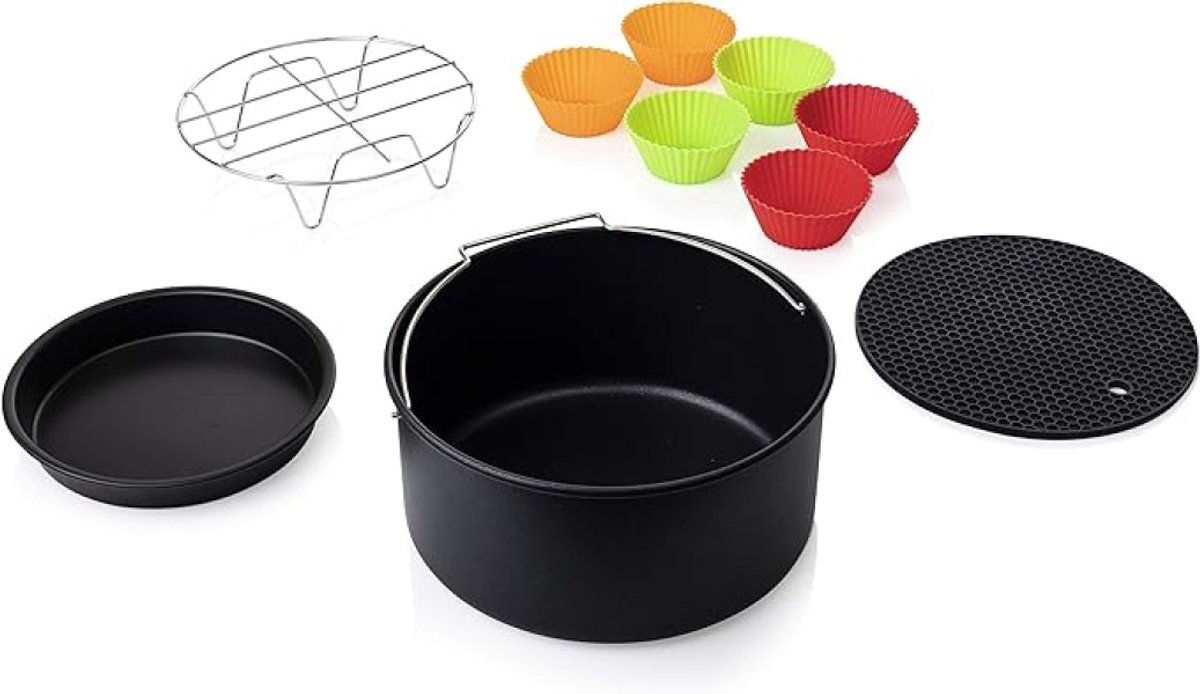 10-delige Airfryer Accessoireset voor Heteluchtfriteuse XL 3,2 Liter