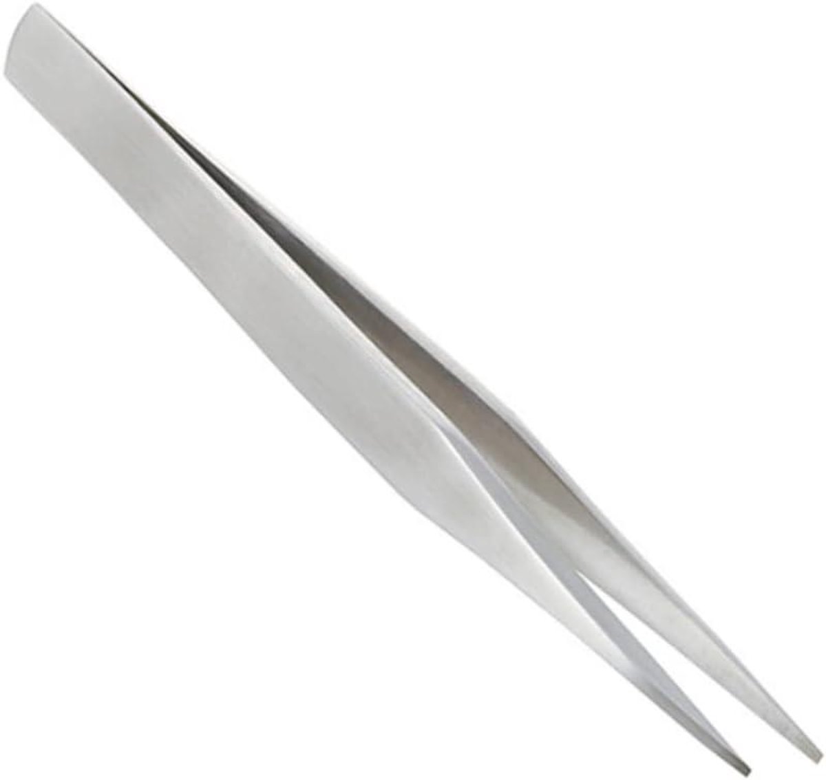 Precisie Pincet - Roestvrij Staal - Componenten Plaatsen - Niet Buigende Armen - 125 mm - Nikkel