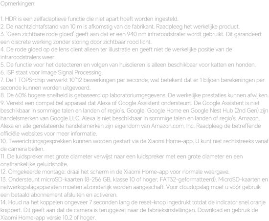 Xiaomi Smart Camera C701 EU - WiFi Beveiligingscamera voor Binnen - 4K Ultra HD Beeld - 360° Pan & Tilt - AI Bewegingsdetectie - Nachtzicht - Tweeweg Audio - Werkt met Xiaomi Home App van Merkloos — afbeelding 5