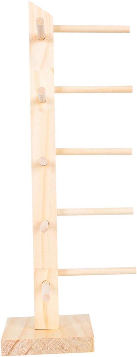 Brillen Display - Zonnebrillen Houder - Winkel Opslag - Houten Stijl - 38 cm - Houtkleur