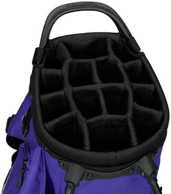 TaylorMade Flextech Crossover Standbag 2026 - Paars Zwart van TaylorMade — afbeelding 3
