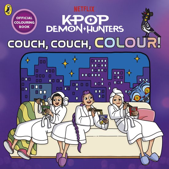 KPop Demon Hunters- KPop Demon Hunters: Couch, Couch, Colour ... - cover