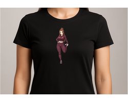 Kawaii Sport Queen - T Shirt - Gym - Strong - BeastMode - GymLifestyle - Gift - Cadeau - Sterk - FitnessMotivatie - GymMotivatie