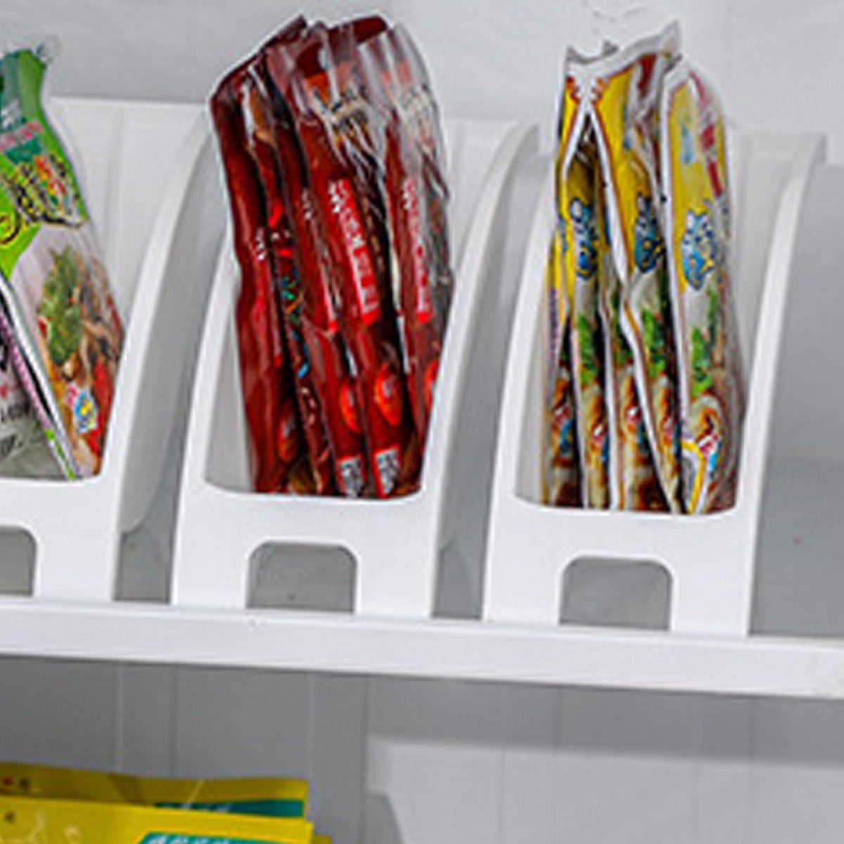 Verticale bordenrek - Plaats organizer - Keuken opbergen - Kaartsleuf ontwerp - 1024 inch - Wit
