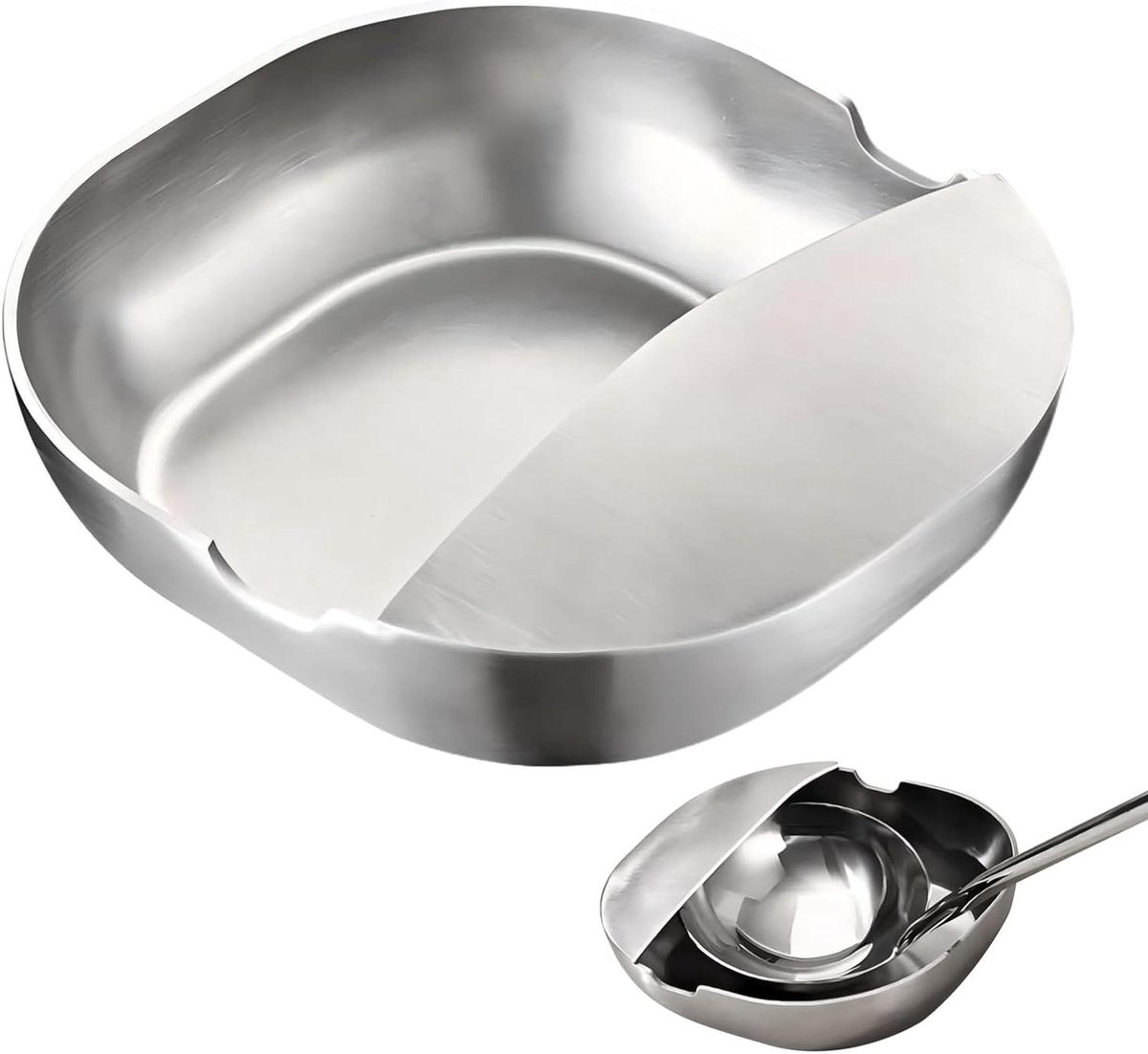 Lepelhouder - Spatelhouders Keuken - Keuken Organiseren - Roestvrij Staal - 12 x 10 cm - Zilver
