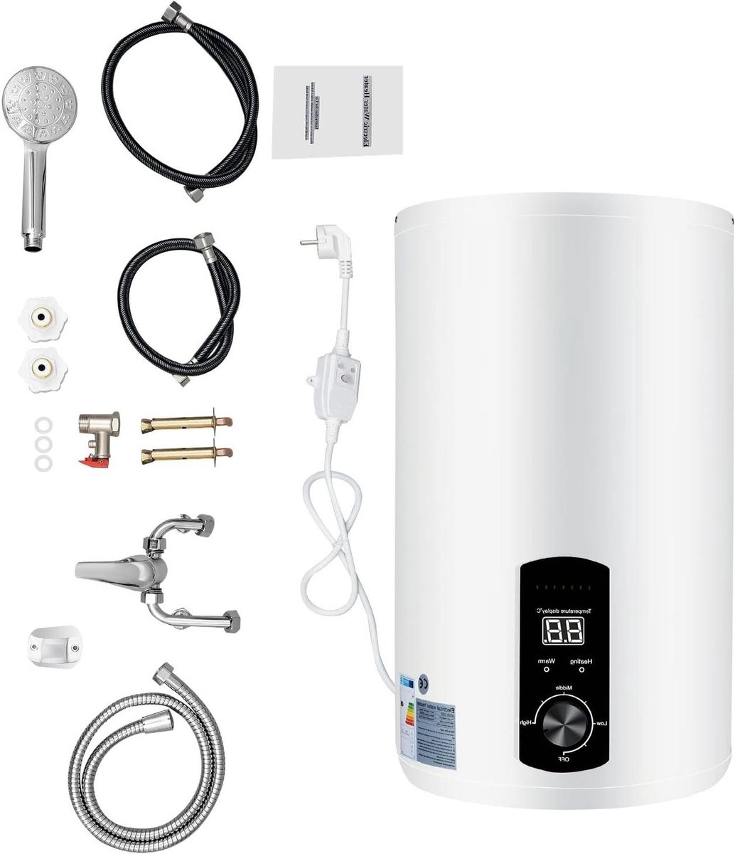 Elektrische Boiler - Wandboiler Warmwater - Direct Warm Water - Keramisch Behandeld - 30 liter - Wit