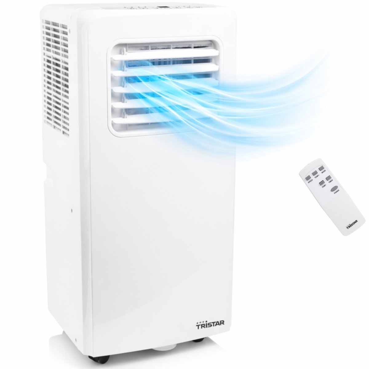 Bol.com Tristar AC-5529 Mobiele Airconditioner 9000 BTU – 3-in-1 Airco, Ventilator & Ontvochtiger – Voor Ruimtes tot 34 m² – Tim... aanbieding